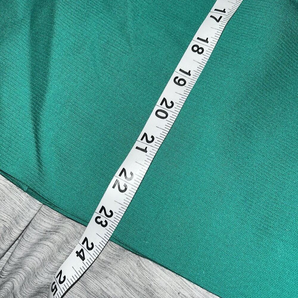 Vintage Yves Saint Laurent Business Casual Green Lined Pencil Skirt Size Medium - Picture 9 of 9
